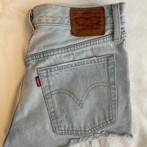 Levi’s High Waisted Jean Shorts